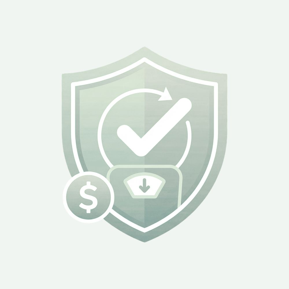 MEDVI money-back guarantee badge